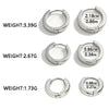 Wholesale Women's Geometric Stainless Steel Vacuum Plated Earrings Simple Ear Clips Niche Minimalist Gold Plated