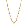 Wholesale Women's Geometric Stainless Steel Vacuum Real Gold Plated Necklace