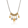 Wholesale Women's Geometric Stainless Steel Vacuum Real Gold Plated Necklace