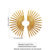 Wholesale Women's Geometric Stamped Stainless Steel Fanshaped Earrings Jewelry