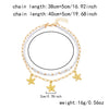 Wholesale Women's Geometric Starfish Pearl Doublelayered Necklace Set Alloy Electroplated Casual Minimalist Style