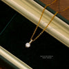 Wholesale Women's Geometric Sterling Silver Moissanite Inlay Pendant Necklace With Cross Chain