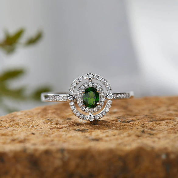 Wholesale Women's Geometric Sterling Silver 925 Plated 18K Gold Set With Gems Earrings