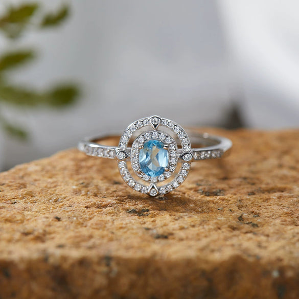 Wholesale Women's Geometric Sterling Silver 925 Plated 18K Gold Set With Gems Earrings