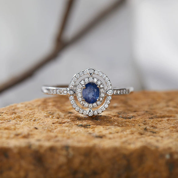 Wholesale Women's Geometric Sterling Silver 925 Plated 18K Gold Set With Gems Earrings