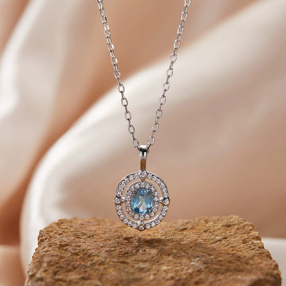 Wholesale Women's Geometric Sterling Silver 925 Plated 18K Gold Set With Gems Earrings