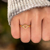 Wholesale Women's Geometric 925 Sterling Silver Sun Ring With Electroplating