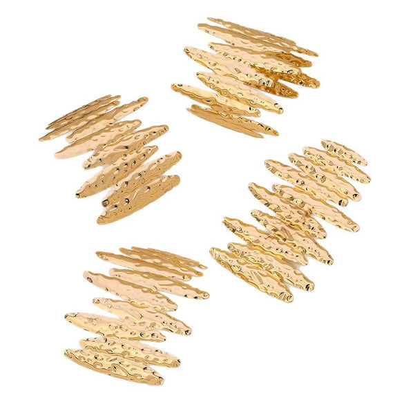 Wholesale Women's Geometric Sweet And Cool Style Electroplated Alloy Hand Jewelry And Earrings Accessories