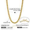 Wholesale Women's Geometric Titanium Steel And Stainless Steel Electroplated Jewelry Bracelet And Necklace Set