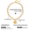 Wholesale Women's Geometric Titanium Steel And Stainless Steel Electroplated Necklace Jewelry