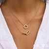Wholesale Women's Geometric Titanium Steel And Stainless Steel Electroplated Necklace Jewelry