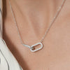 Wholesale Women's Geometric Titanium Steel And Stainless Steel Electroplated Necklace Jewelry
