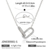 Wholesale Women's Geometric Titanium Steel And Stainless Steel Electroplated Necklace Jewelry