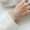 Wholesale Women's Geometric 316L Stainless Steel Electroplated Bracelet Jewelry