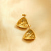 Wholesale Women's Geometric Titanium Steel Electroplated Earrings