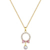 Wholesale Women's Geometric Titanium Steel Electroplated Necklace And Earrings Set