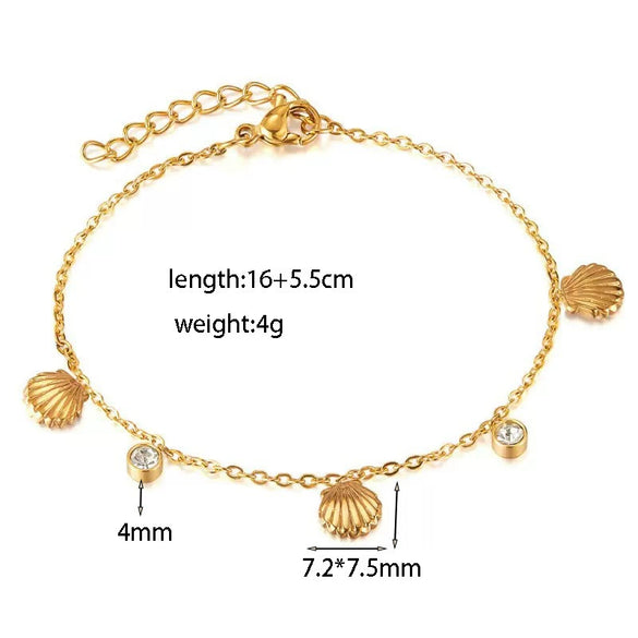 Wholesale Women's Geometric Titanium Steel 18K Real Gold Plated Flash O Chain Clavicle Chain Jewelry Light Luxury Minimalist Accessory