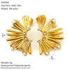 Wholesale Women's Geometric Ushape Imitation Pearl Titanium Steel Earrings Set With Pearls