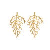 Wholesale Women's Geometric Zinc Alloy Electroplating Fashion Light Luxury Exaggerated Leaves Earrings