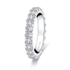 Wholesale Women's Geometric Zircon Diamond Ring In S925 Sterling Silver