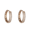 Wholesale Women's Geometric Zircon Earrings With Electroplating