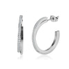 Wholesale Women's Geometric Zircon Multi Circle Stainless Steel And 925 Silver Electroplated Earrings With Original Design