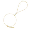 Wholesale Women's Geometric Zircon S925 Silver Chain Bracelet Simple Multilayer Combination Finger Jewelry