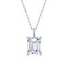 Wholesale Women's Geometric Zircon 925 Sterling Silver Flash O Chain Necklace With Electroplating