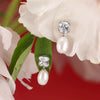 Wholesale Women's Geometric Zirconia 925 Silver Earrings