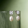 Wholesale Women's Geometric Zirconia 925 Silver Earrings
