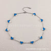 Wholesale Women's Gold Plated Titanium Steel Leaf Pattern Chain Necklace