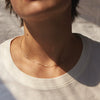 Wholesale Women's Goldplated Stainless Steel Ushaped Elliptical Chain Necklace