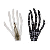 Wholesale Women's Gothic Acrylic Side Clip Hair Accessories With Skull Hand Bone And Ghost Gripper Pattern Electroplated