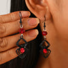 Wholesale Women's Gothic Style Animal Patterned Zinc Alloy Bat Spider Pendant Earrings With 14K Gold Ear Needles And Electroplating