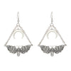Wholesale Women's Gothic Style Zinc Alloy Chain Moth Crescent Earrings With Animal Pattern And Electroplating