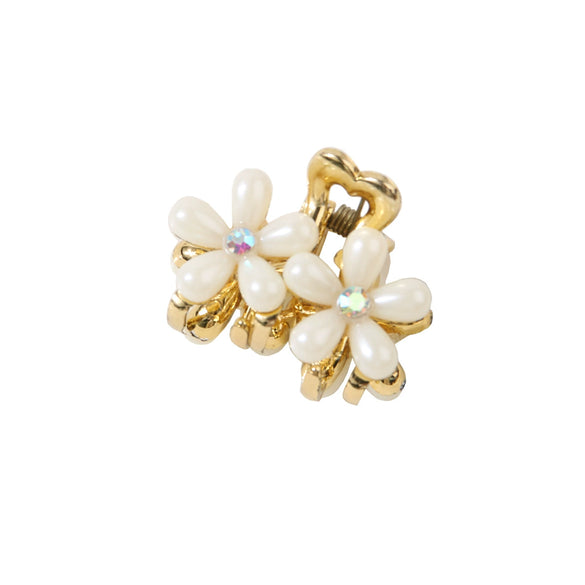 Wholesale Women's Hair Accessories Handmade Imitation Pearl Flower Hair Clip