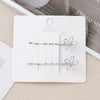 Wholesale Women's Hair Clip Alloy Golden Flower Antique Style Electroplated