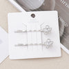 Wholesale Women's Hair Clip Alloy Golden Flower Antique Style Electroplated