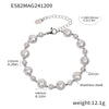 Wholesale Women's Handinlaid Geometric Zircon Stainless Steel Gestational Bracelet Combination Pvd Plated With 18K Gold For Color Protection
