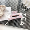 Wholesale Women's Handmade Acetate Sheet Square Hair Grab Clip Elegant Early Spring Hair Accessory