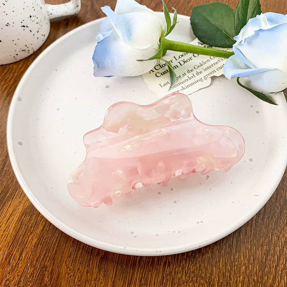 Wholesale Women's Handmade Acetic Acid Cloud Style Shark Hair Clip Hair Accessories
