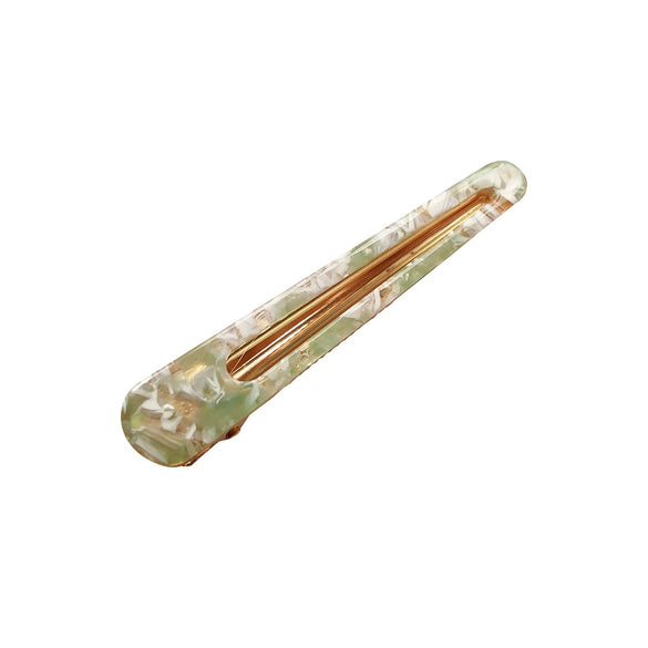 Wholesale Women's Handmade Acetic Acid Duckbill Clip Retro Geometric Hair Accessory