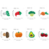 Wholesale Women's Handmade Acetic Acid Hair Accessories Fruit And Vegetable Style Duckbill And Side Clips