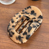 Wholesale Women's Handmade Acetic Acid Hairpin Retro Style Curved Flat Oval Shark Clip