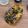 Wholesale Women's Handmade Acetic Acid Hairpin Retro Style Curved Flat Oval Shark Clip