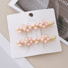 Wholesale Women's Handmade Acetic Acid Minimalist Plants Flowers Hair Clip Hair Accessories