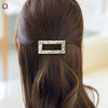 Wholesale Women's Handmade Acetic Acid Plate Square Ponytail Clip
