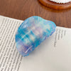 Wholesale Women's Handmade Acrylic Semicircle Geometric Hair Grab Clip