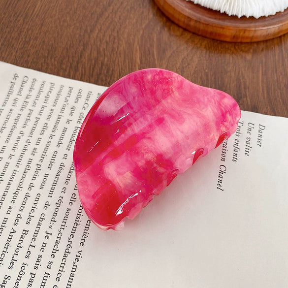 Wholesale Women's Handmade Acrylic Semicircle Geometric Hair Grab Clip