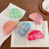 Wholesale Women's Handmade Acrylic Semicircle Geometric Hair Grab Clip